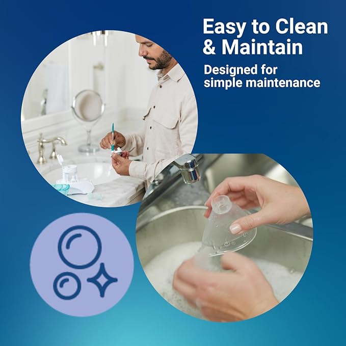 Navage Starter Kit with 30 SaltPods and Baby Mist Bundle – Natural Nasal Irrigation for Adults and Continuous Saline Mist for Baby Congestion Relief