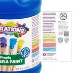 Colorations Paraben-Free Simply Tempera Paint for Kids - Set of 11 Gallons, Vibrant Poster and Classroom Paint, Made in United States, Non-Toxic, Arts and Crafts Supplies