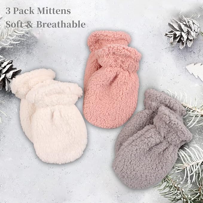 Zsedrut Baby Boys Winter Glove Warm Toddler Infant Girls Mittens Fleece Lined Gloves 1-7 Years