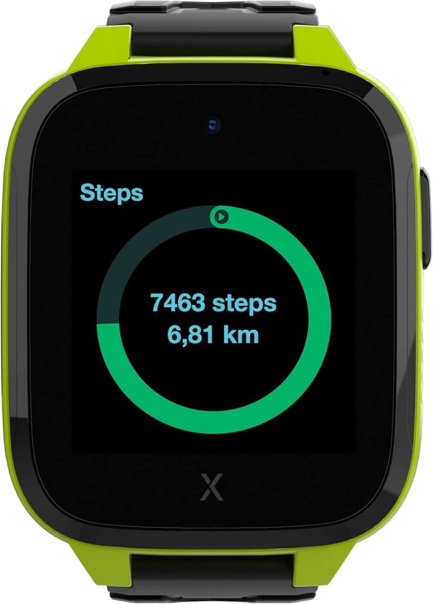 XPLORA XGO 3 - Watch Phone for Children (4G) - Calls, Messages, Kids School Mode, SOS Function, GPS Location, Camera and Pedometer – (Subscription Required) (Green)