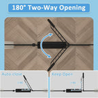 TSAYAWA Baby Gate Extra Wide Fits 29.51-85.81 inch Wide Opening - Dog Pet Gates for Doorways Stairs No Drilling Pressure Mounted - Large Child Safety Gate Indoor Outdoor Black