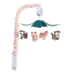Lambs & Ivy Enchanted Safari Animal Musical Baby Crib Mobile Jungle Soother Toy