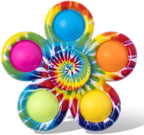 Nutty Toys Fidget Spinner Dimple Popper Sensory Toy - Top Stress & Anxiety Relief Gifts 2024 Unique Christmas Stocking Stuffers Idea for Toddler Kids & Adults Best Teen Girl Teenage Boys Tween Present