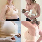 Supermom Hands Free Pumping and Nursing Bra - Hands Free Nursing Bra for Pumping - Breastfeeding Bras for Women