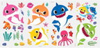 RoomMates RMK4303SCS Baby Shark Peel and Stick Wall Decals