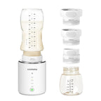 Portable Bottle Warmer for Travel, Comes with A Feeding Bottle,Warmer with Fast Heating, Safety Material Baby Bottle Warmer, Rechargeable Bottle Warmer for Breastmilk