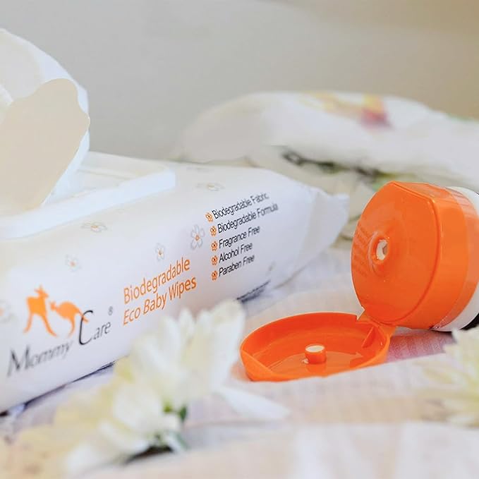 Mommy Care Organic Baby Diaper Rash Cream – Natural Calendula Diaper Cream, Gentle & Soothing Barrier Paste for Newborns, Infants & Toddlers, Prevents & Relieves Rash, 80ml / 2.7 fl oz