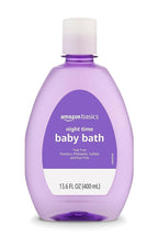 Amazon Basics Night-Time Baby Bath, Lightly Scented, 13.6 Fl Oz (Pack of 1) (Previously Solimo)