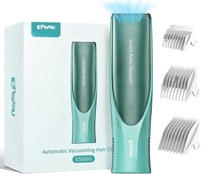 Baby Hair Clippers, Low Noise Electric Vacuum Baby Hair Clippers for Kids, Waterproof, Rechargeable Hair Cutting Kit, Cordless Hair Trimmer for Toddlers & Children
