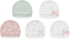 Newborn Baby Boy Girl Caps Mittens Socks Set Cotton Baby Essentials Accessories (Hats+Gloves+Socks)