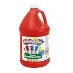Colorations Paraben-Free Tempera Paint for Kids - 1 Gallon, Vibrant Red, Non-Toxic and Made in the USA, Classroom Must Haves, Bulk Arts and Crafts Supplies