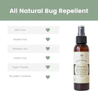 Victoria's Lavender Organic Don’t Bug Me Insect Spray DEET-Free, Made with Plant Based Essential Oils & Aloe Vera - Made in The USA - (2 Fl Oz Plus 4 Fl Oz)