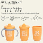 Sippy Cup by Bella Tunno, Silicone Training Cup with Transition Handles for Infants, Toddlers & Kids, Babies 6-12 Months & Toddlers 1-3 Years, Boys & Girls, Little Lady, 8 oz