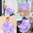 Yoofoss Nursing Cover Breastfeeding Scarf - Baby Car Seat Covers, Infant Stroller Cover, Carseat Canopy for Girls and Boys