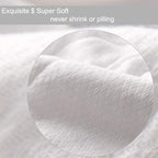 Fasoar Cotton Prefold Cloth Diapers - 100% Unbleached Premium Cotton, 6 Ply Baby Washable Diapers for Babies to Toddlers Multi-Use (10-35 lbs)(6ply 6 Count 01)