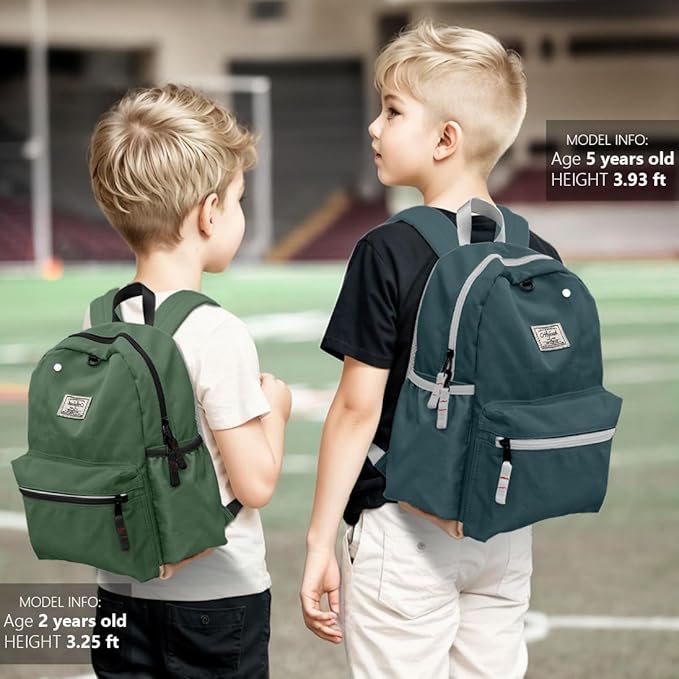 Toddler Backpack for Boys 2-5: Preschool Kindergarten Backpack - 13" Daycare Backpack Fit A4 Folder