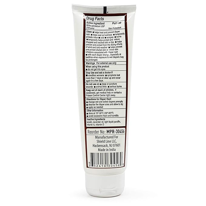 MedPride MPR-30456 Vitamins A and D Ointment, Diaper Rash Skin Protectant, 4 oz. Bottle