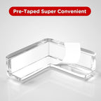 8 Pack Corner Guards Baby Proofing Furniture Corner & Edge Safety Bumpers Corner Covers Protectors Baby Proof Bumper & Cushion to Cover Sharp Furniture & Table Edges (L Shape)