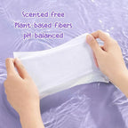 HAPPY BUM - 90 Count Baby Wipes, Unscented, 7.4 x 7.2 Inch, Moist and Refreshing, Multi-Purpose Use, Ideal for Travel (3 Packs of 30)