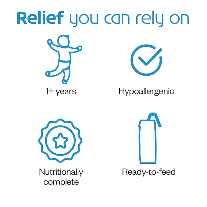 Nutricia Neocate Splash - Ready-to-Feed Hypoallergenic, Amino Acid-Based Toddler and Junior Formula - Vanilla - 8 fl oz (Case of 27)