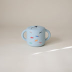 mushie Silicone Snack Cup | Spill Proof Food Container for Toddler and Baby (Retro Cars)