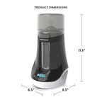 Baby Brezza Fast Baby Bottle Warmer - Baby Milk Warmer + Breastmilk Warmer Defroster – 2 Unique Temperatures for Breastmilk + Formula - Universal Fit for All Bottles, Storage Bags + Food Jars