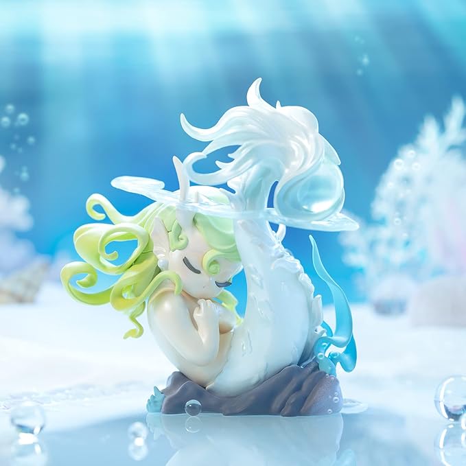 52TOYS Sleep Sea Elves Series Figurine Whole Set Action Figure Collectible Toy Desktop Decoration 3.3 Inch Gift for Birthday Party Holiday