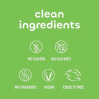 Seaweed Bath Co. Hydrate Body Wash - Eucalyptus Peppermint - Hydrating Foaming Cleanser with Nourishing Natural Ingredients - Vegan, Paraben and Sulfate Free Shower Gel - 12 oz (Pack of 2)