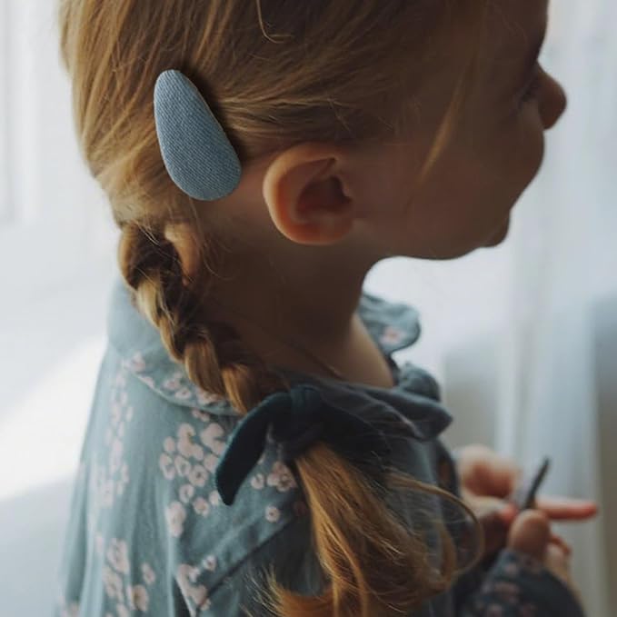 Baby Girls Hair Clips Bows Set 20 Pack 2'' Handmade Toddler Hair Accessories, Infant Fully Covered Barrettes for Kids Fine Hair