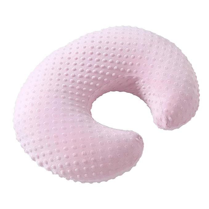 Nursing Pillow and Positioner for Breastfeeding, Ultra Soft Baby Breastfeeding Pillows for More Support for Mom and Baby, with Premium Removable Cover (Blushing Bride)