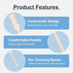 Nose Hair Trimmer for Women Men,2-in-1 Nasal Hair Cutter,2025 Upgrade Nose Hair Removal,360° Nostril Scissors Hair Remover Tool（6PCS）