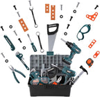 Kids Tool Box–Zealous 48 PCS Pretend Play Tools Toys for Toddler,Electric Drill Kids Tool Kit for Boys & Girls Ages 3-8 Years Old, Construction Tool Kit Playset for Boys