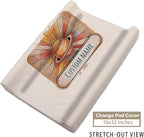 Personalized Baby Crib Bedding Set – Astronaut Rocket Theme Nursery Bedding Sets 3 Piece with Custom Name Blanket, Fitted Crib Sheet & Changing Pad Cover – Ideal Newborn Gift for Boys