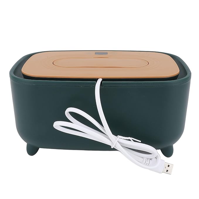 Wipe Warmer for Diaper Changes,Wipe Warmer and Baby Wet Wipes Dispenser Evenly Overall Heating Silence Wipes Warmer for Babies Portable Wipe Warmer