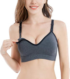 Suekaphin Nursing Bra 5pack Wireless V Neck Maternity Nursing Bra Bralette Low Cut Sleeping Breastfeeding with Extenders