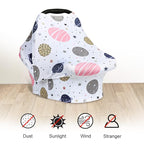 Yoofoss Nursing Cover Breastfeeding Scarf - Baby Car Seat Covers, Infant Stroller Cover, Carseat Canopy for Girls and Boys