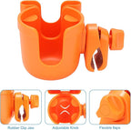 Accmor Stroller Cup Holder with Phone Holder, Bike Cup Holder, Universal Cup Holder for Uppababy Nuna Doona Strollers, 2-in-1 Cup Phone Holder for Stroller, Bike, Wheelchair, Walker, Scooter