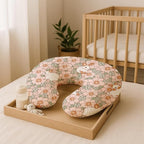 Nursing Pillow Covers 2 Pack, Breastfeeding Pillow Slipcovers Soft and Stretchy, Nursing Covers for Baby Girls Boys Newborn