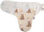 HOUSBAY Baby Swaddle Blanket Boy Girl Super Soft Material Newborn Adjustable Swaddles 2-Way Zipper Sleep Sack 1 Pack (Honey Bear, Medium/Large | 3-6 Months)
