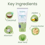 TruKid Natural Eczema Cream for Kids, Toddlers & Babies, NEA-Accepted for Eczema, Safe for Sensitive Skin on Face, Body, & Hands, Unscented, Hydrates & Moisturizes Irritated & Itchy Skin, 3.4oz