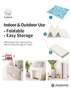 Baby Play Mat, Foldable Play Mats for Babies and Toddlers, Waterproof & Anti-Slip Baby Floor Mat for Tummy Time, Baby Mat for Floor with Travel Bag for Indoor Outdoor 71x59x0.4 inches