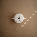 mushie Silicone Snack Cup | Spill Proof Food Container for Toddler and Baby (Ivory)