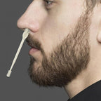 2-in-1 Nasal Hair Cutter, 360° Rotating Double Sided Nose Hair Removal Tool, Nose Hair Clipper with Ear Picker for Women and Men (Pink, 3 PCS)