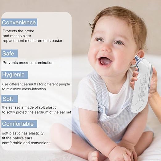 800 Pack Ear Thermometer Probe Covers/Refill Caps/Lens Filters for All Braun Thermometers Models and Other Types of Digital Disposable