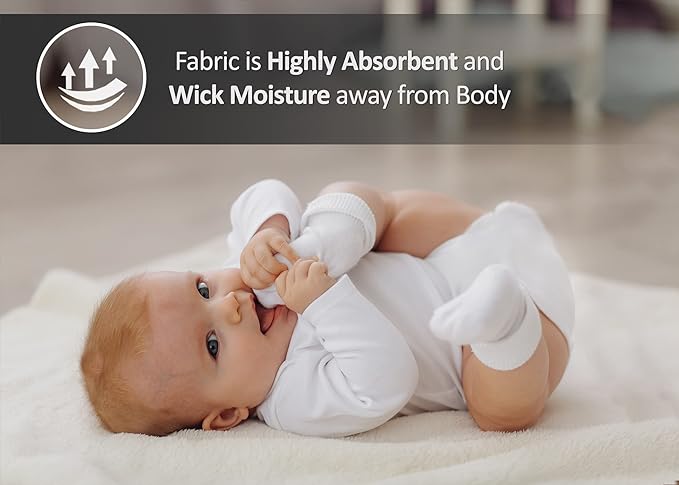 RUVANTI 10 Pack Birdseye Flat-Fold Cloth Diapers for Babies, 100% Cotton Extra Large Reusable Diapers, Baby Burp Cloths