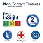 Vicks Non-Contact Infrared Thermometer for Forehead, Food and Bath – Touchless Thermometer for Adults, Babies, Toddlers and Kids – Fast, Reliable, and Clinically Proven Accuracy (Pack of 2)