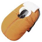 Fairy Baby Winter Car Seat Cover for Babies Carseat– Waterproof, Warm Car Seat Cover Baby – Universal Winter Cover for Back Seat, Infant Car Seat Cover (Brown)