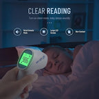 Forehead Thermometer for Adults and Kids, Digital Baby Thermometer with Fever Alarm, Fast Accurate Results, Home Medical & Nurse Essentials