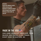 Johnny Slicks Body Wash - Supports Clean & Hydrated Skin - With Activated Charcoal, Organic Oils & Exfoliants - Original Scent - 16 oz