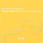 Wondfo Early Result Pregnancy Test Strips - Get Results 6 Days Sooner Than Missed Period-Sensitive and high-Accuracy HCG Testing Kit at 10 MIU/ml Cut-Off -[25 Packs]
